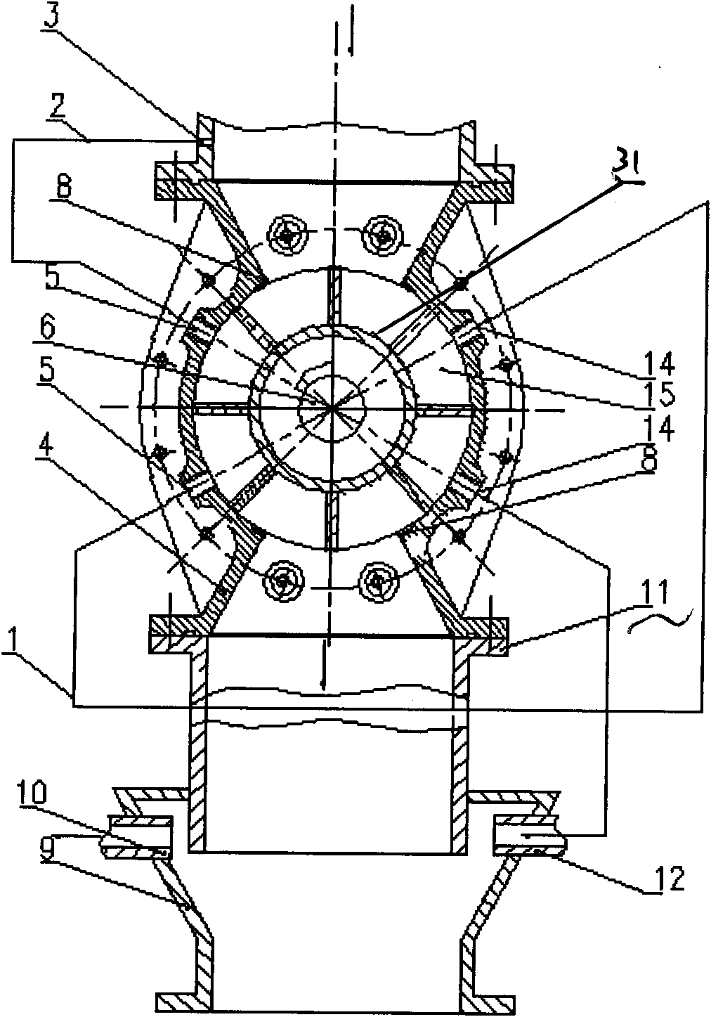 Rotary sealing feeding valve