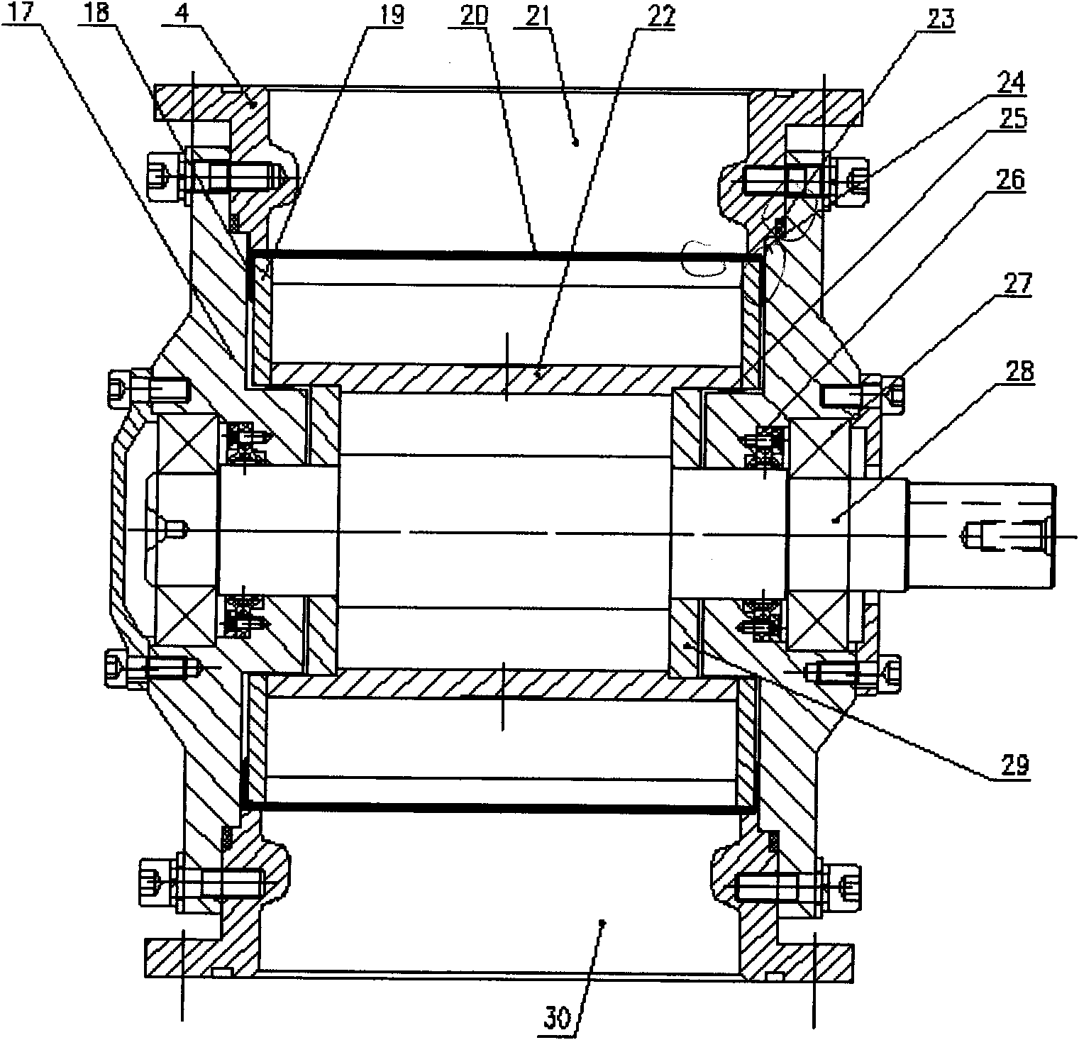 Rotary sealing feeding valve