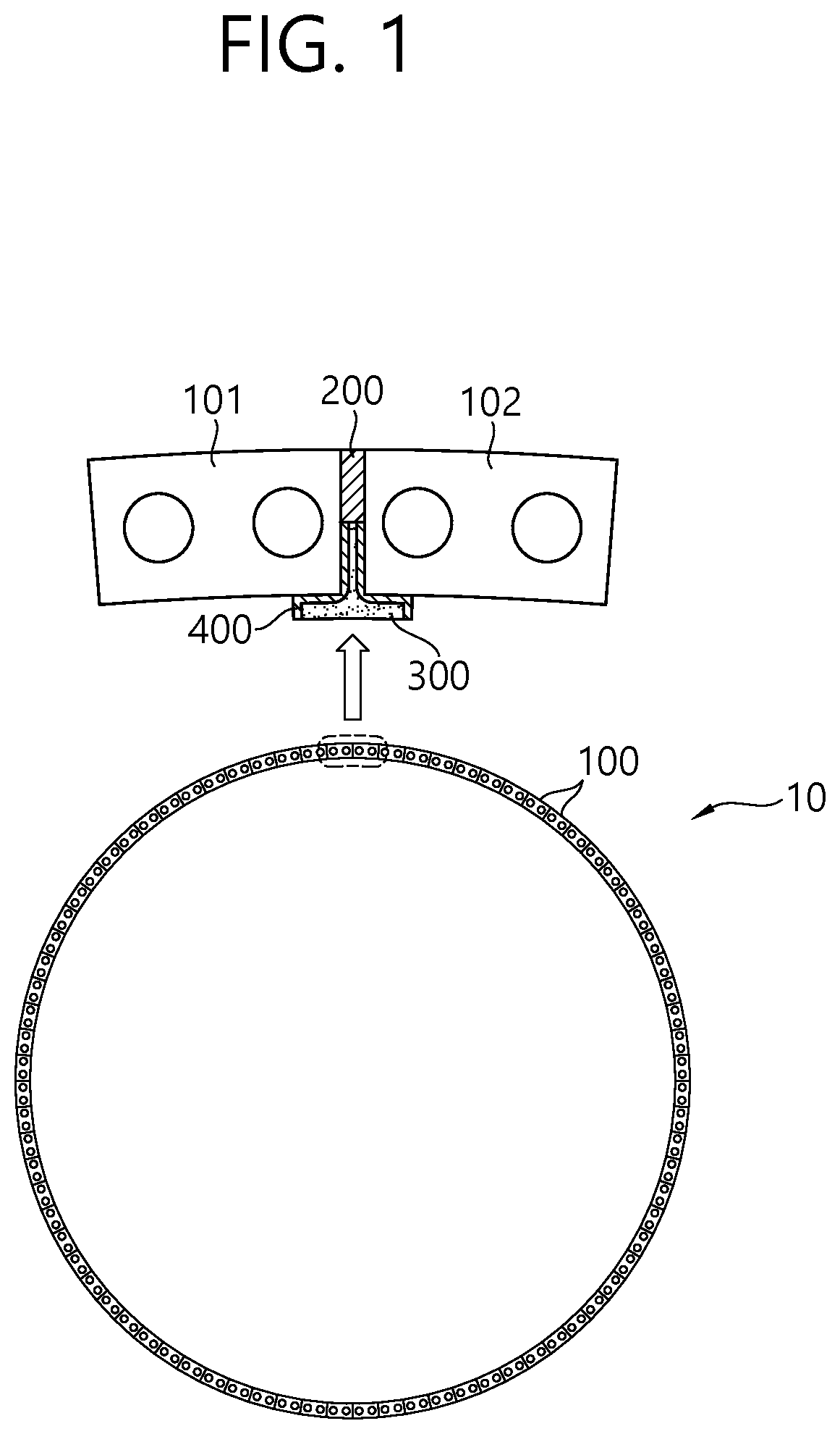 Cold crucible comprising metal oxide barrier and method for manufacturing same