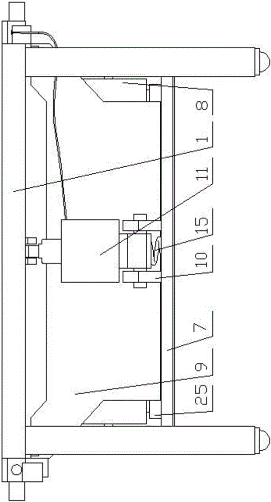 Orthopedic ankle postoperative nursing bed apparatus