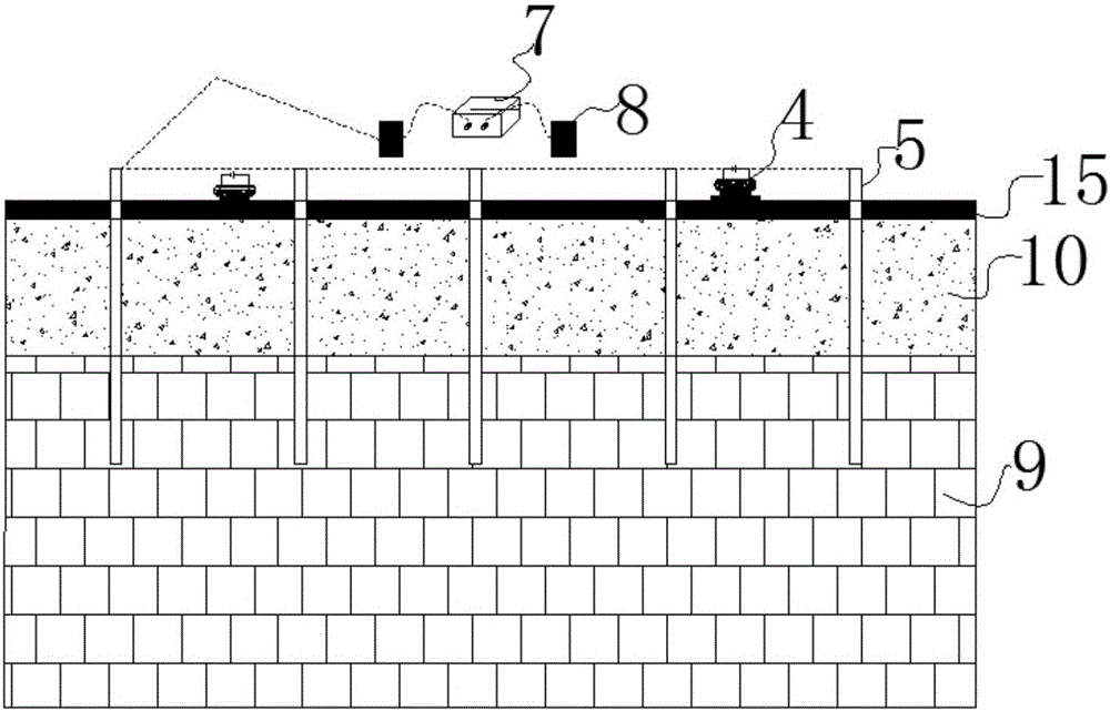 Fast curing system used for dredger fill of offshore reclamation and operation method of fast curing system