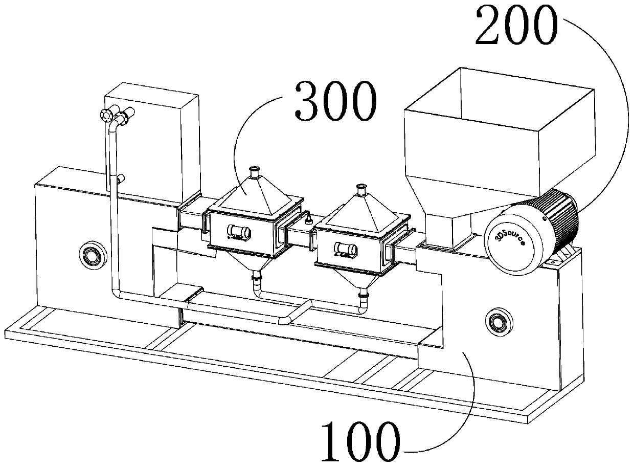 Pipe chained liquor material conveying assembly for brewing scent white wine sauce