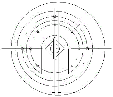 Crane horizontal wheel mechanism capable of adjusting clearance