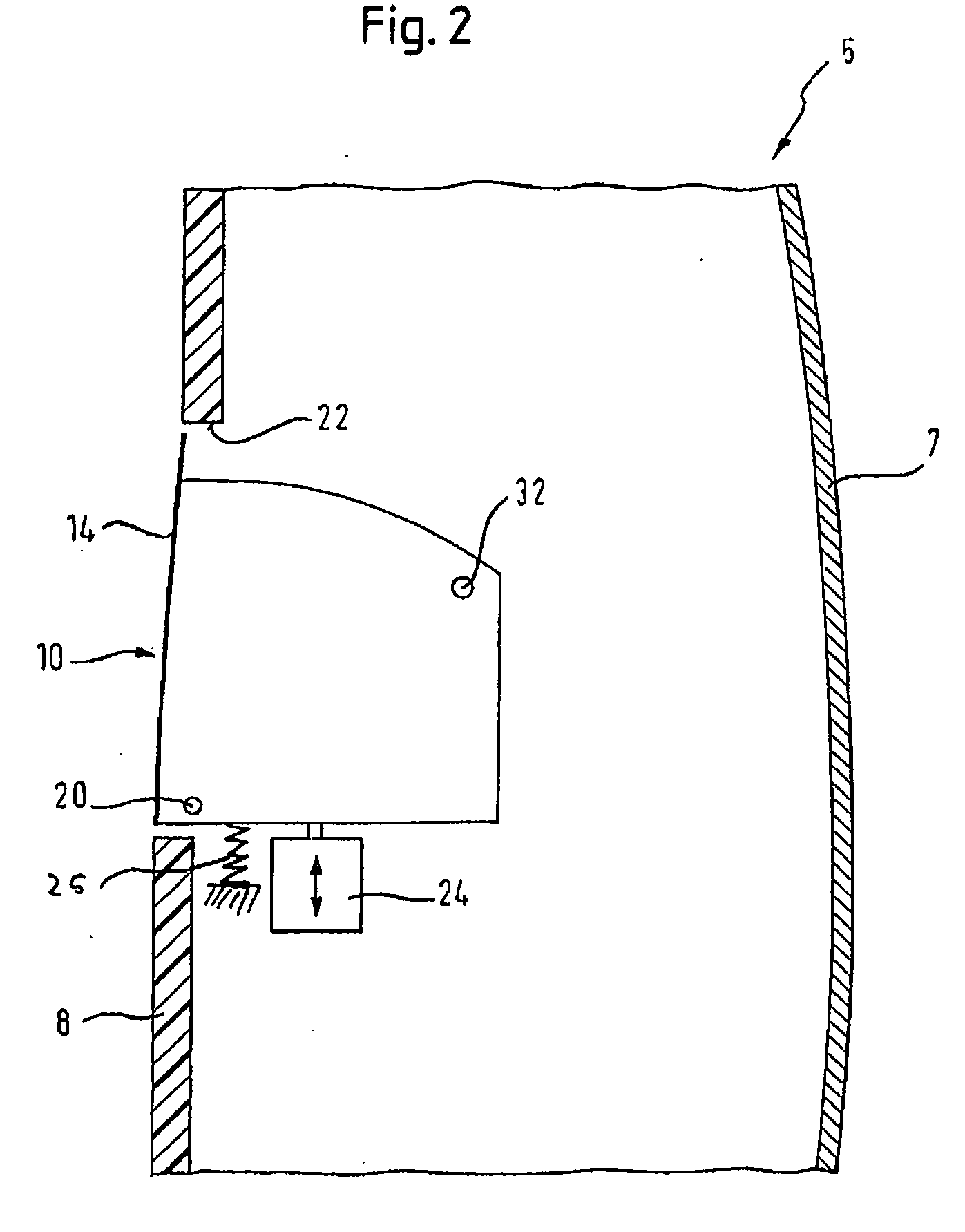 Vehicle door having a lockable compartment