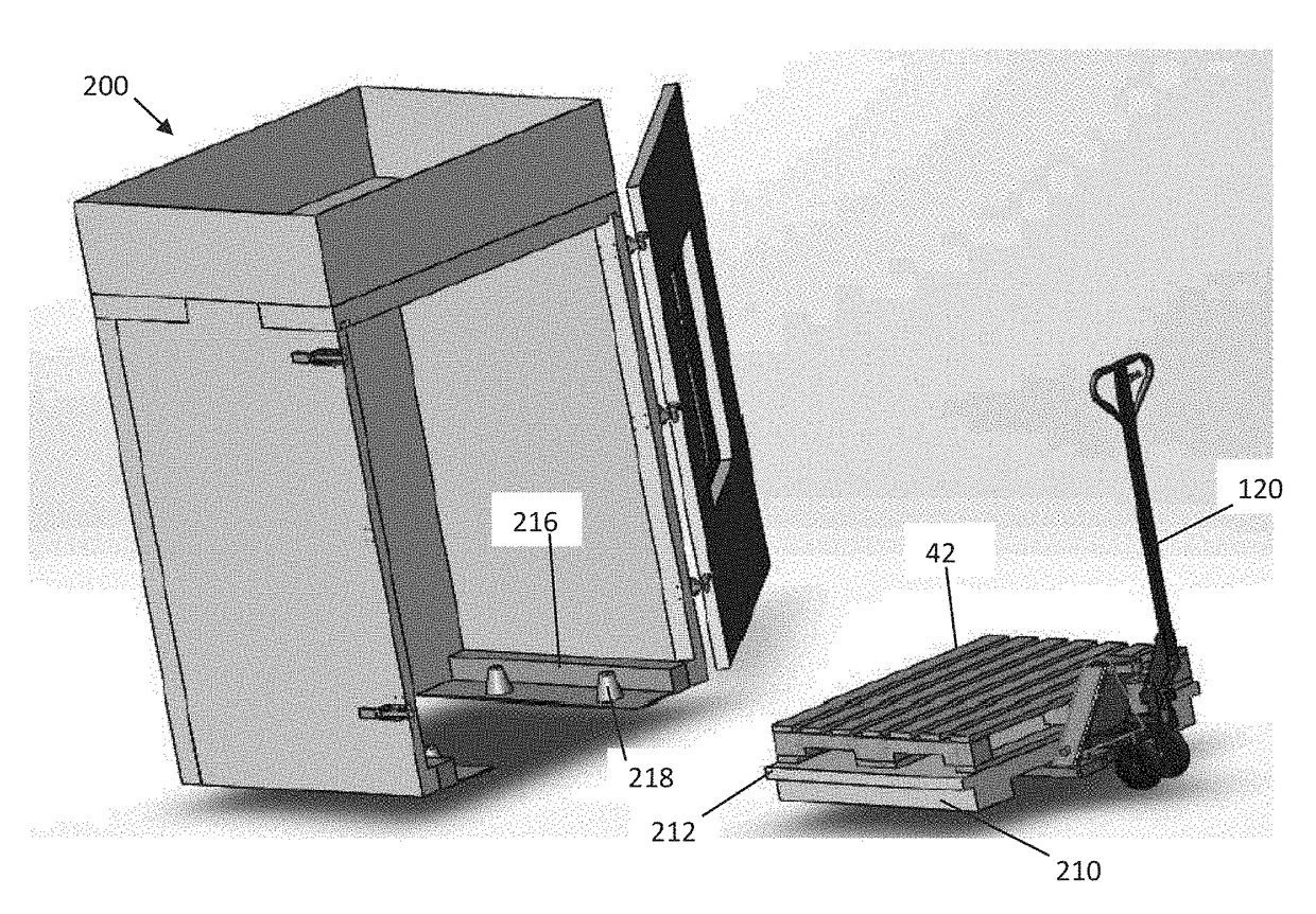 Refrigerated merchandiser with removable floor