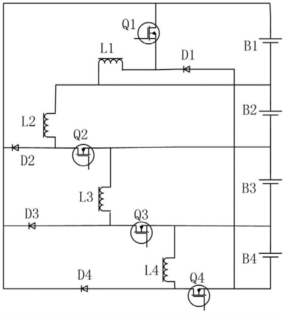 Battery balancing control method and system based on maximum average balancing current