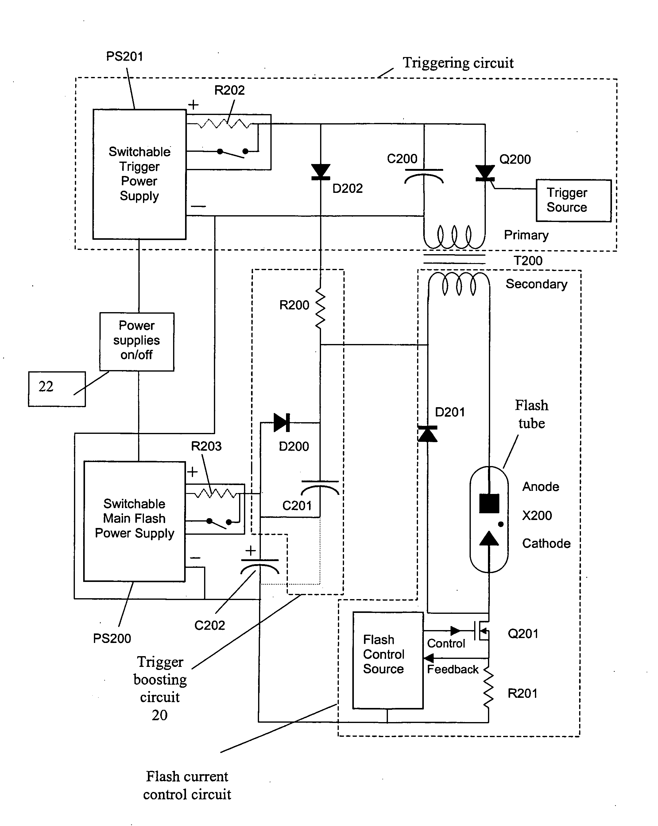 Short arc lamp driver and applications