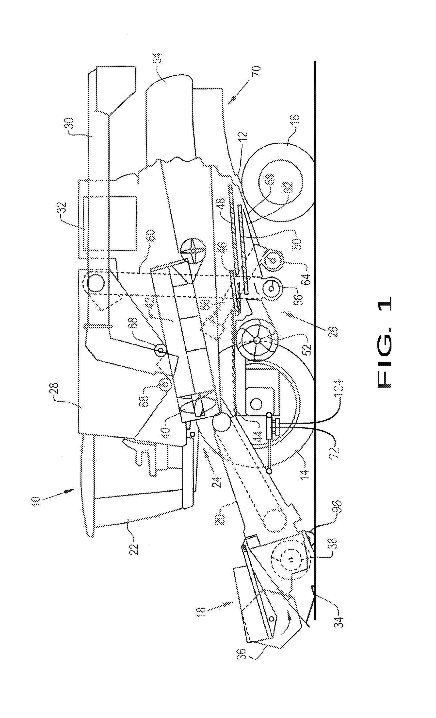 Header Tilt Mechanism