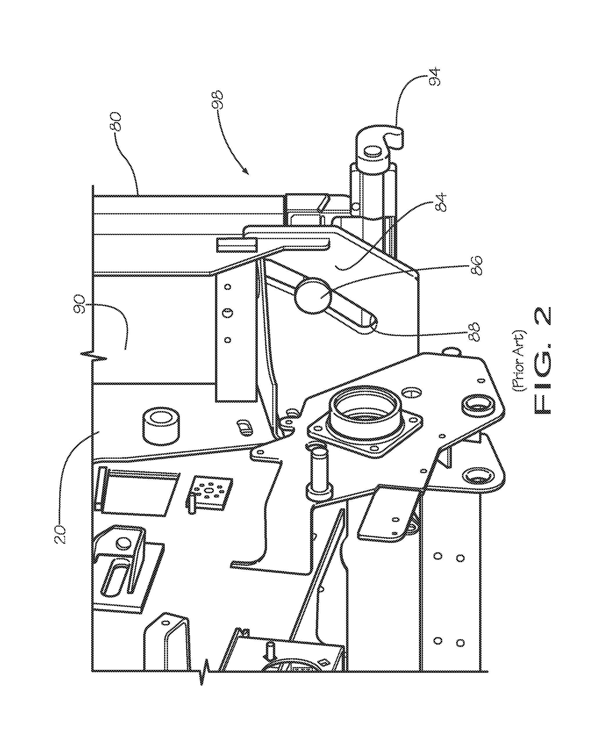 Header Tilt Mechanism