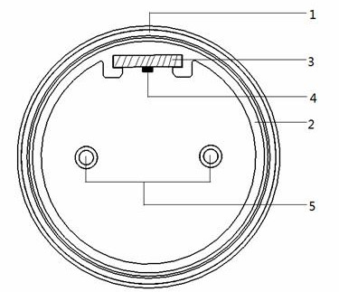 LED fluorescent lamp tube and method for manufacturing same