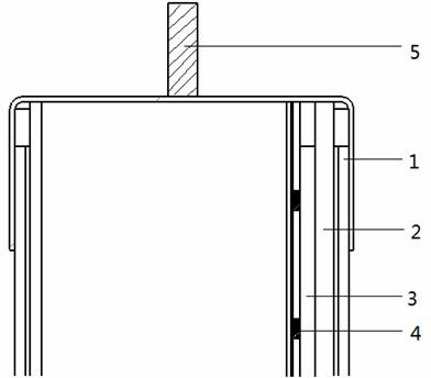 LED fluorescent lamp tube and method for manufacturing same