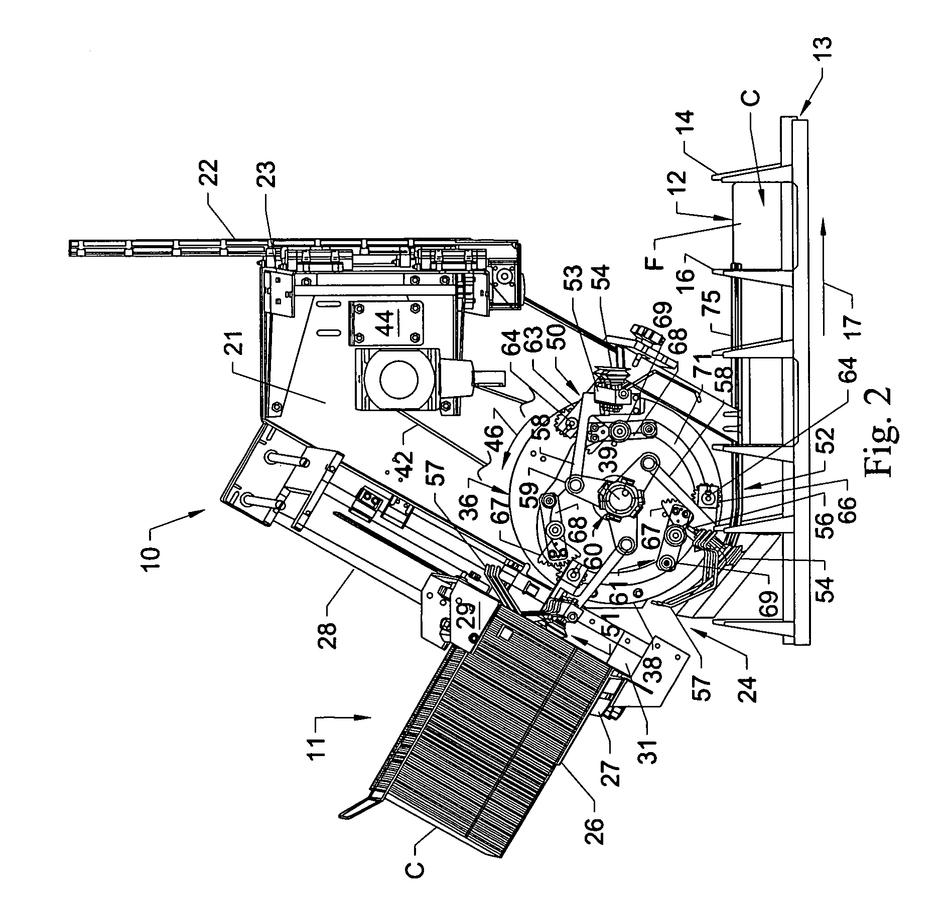 Rotary carton feeder