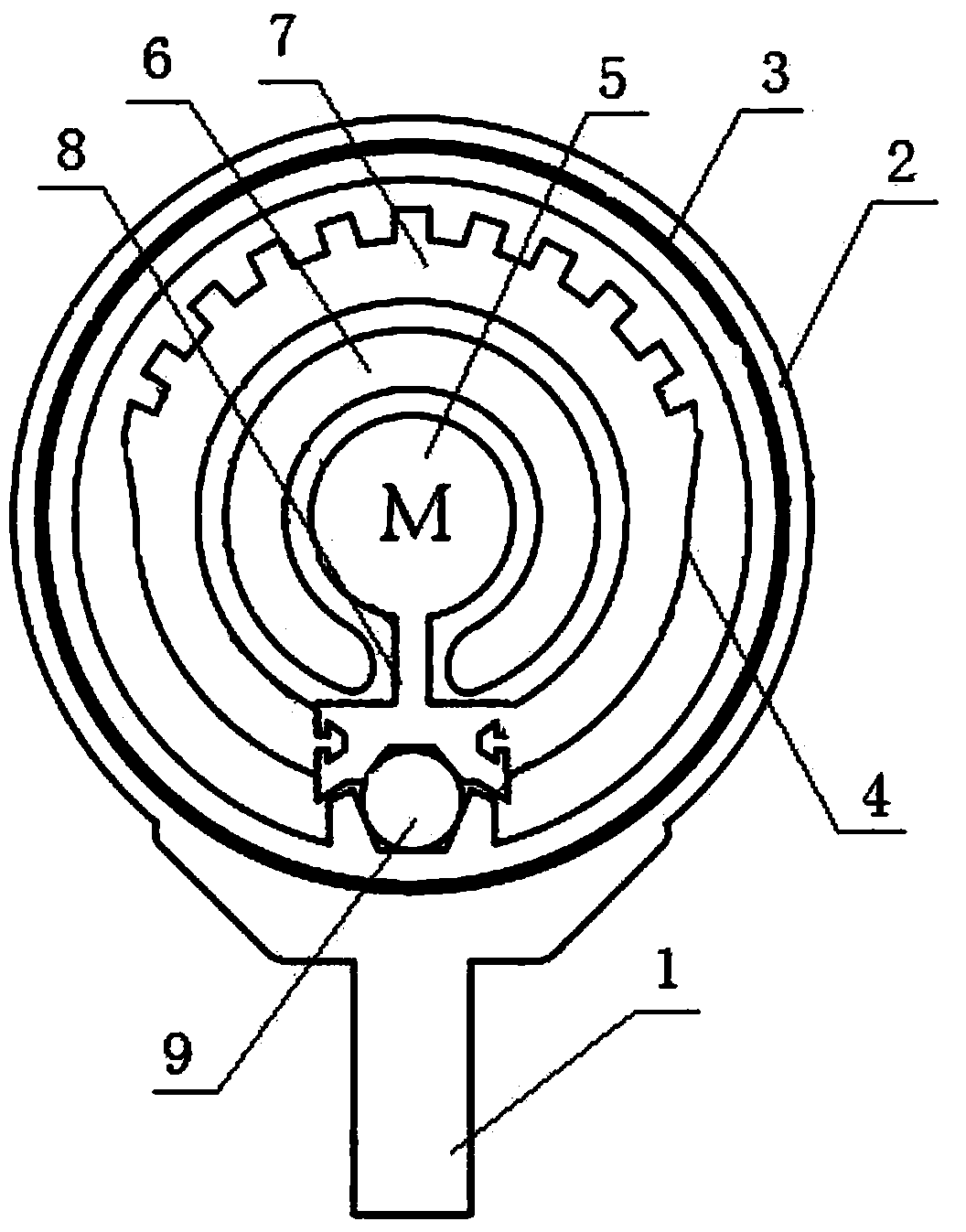 Electromagnetic force hub motor