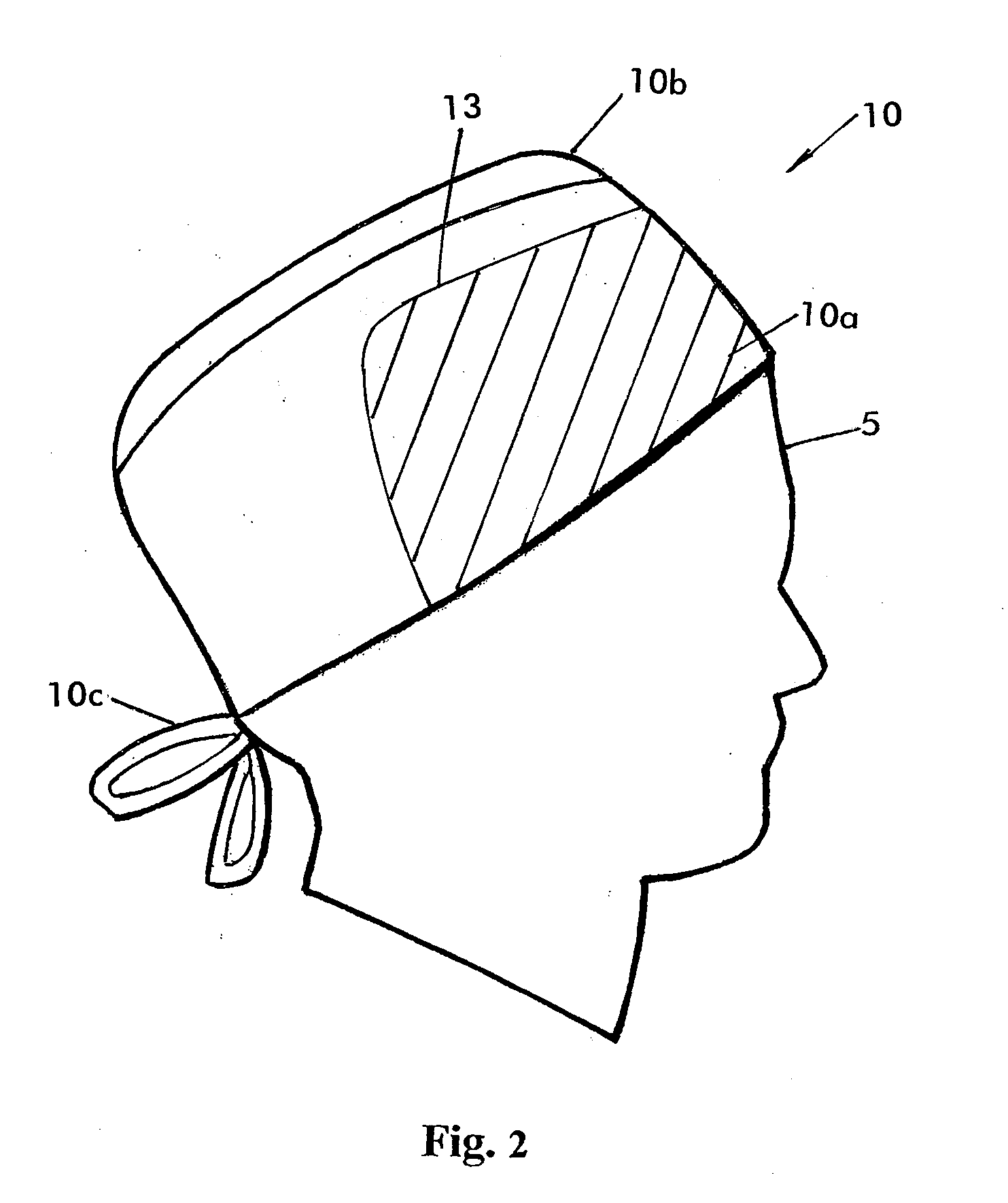 Shielded surgical garment