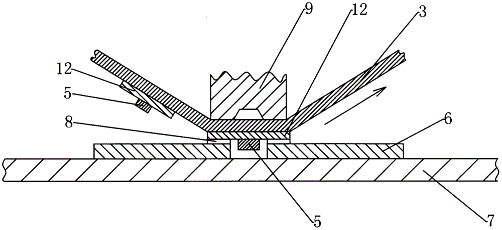 Radio frequency chip connecting piece assembly and preparation technology thereof