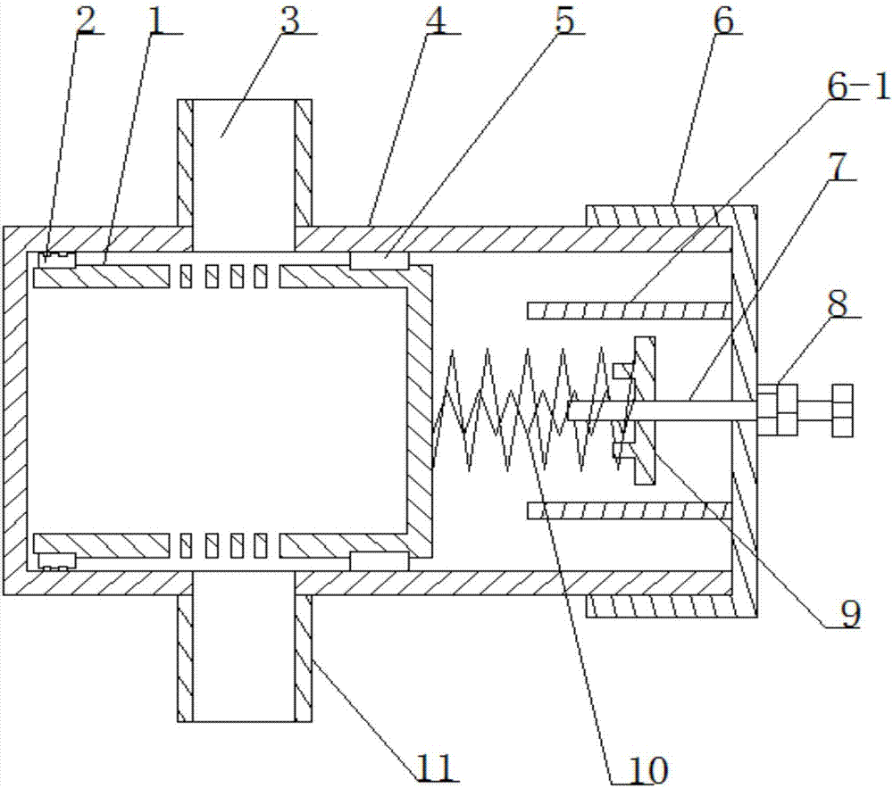 Flow adjuster for supplying cooling water to equipment