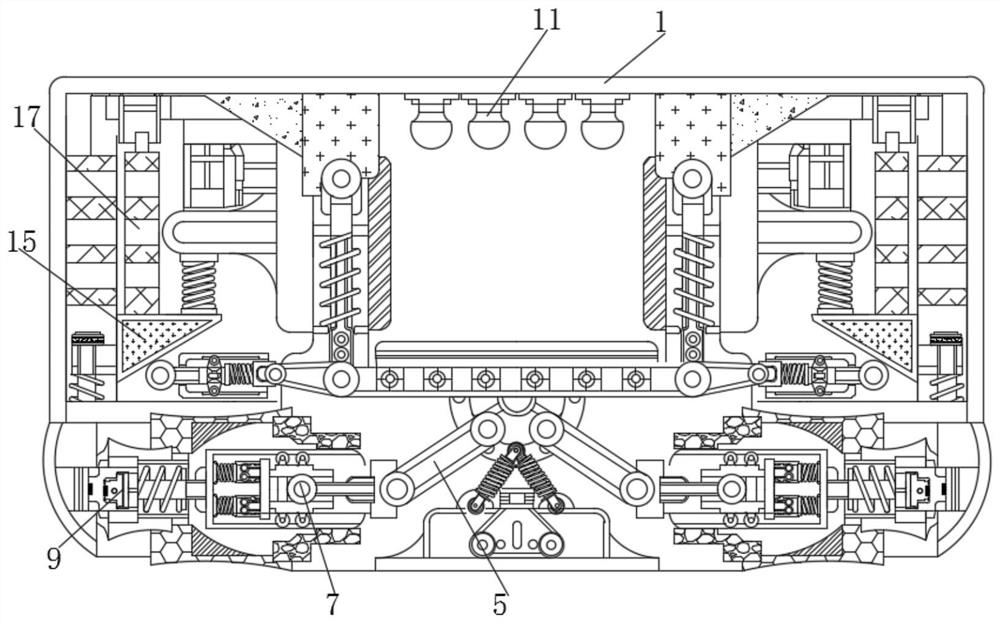 Energy-saving device capable of automatically recognizing whether or not people exist in elevator and turning on illuminating lamp