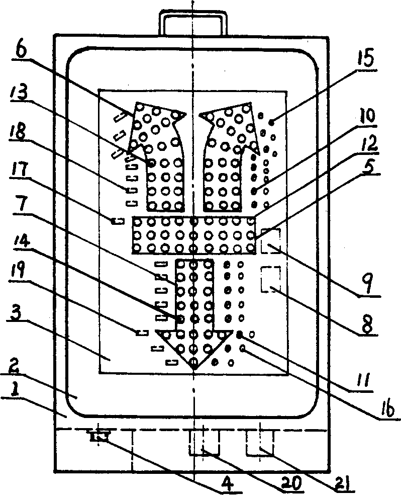 Mud level displaying alarm and well mud level monitoring method