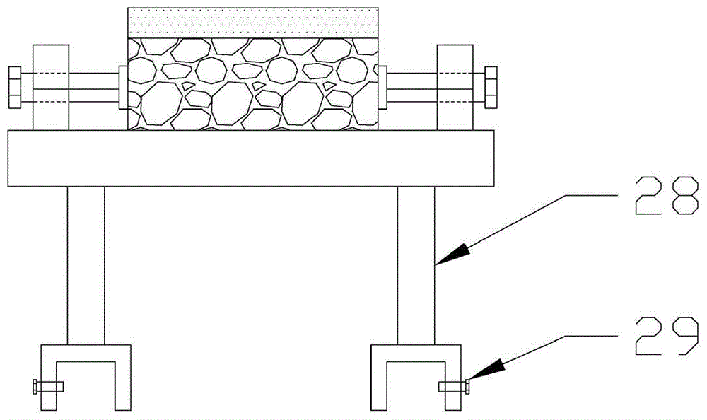 Filter cake strength layered testing device and method