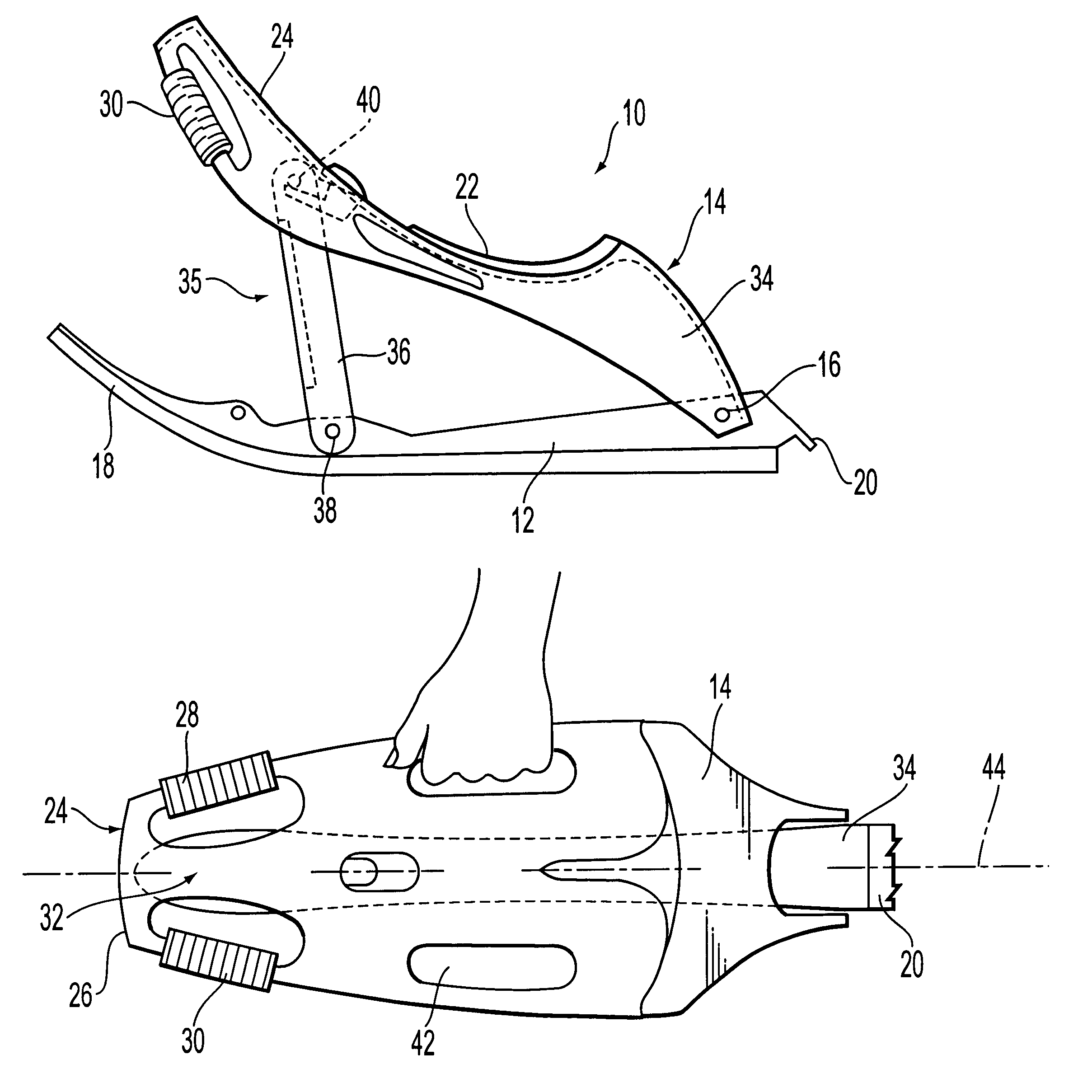 Sliding vehicle for snow sport