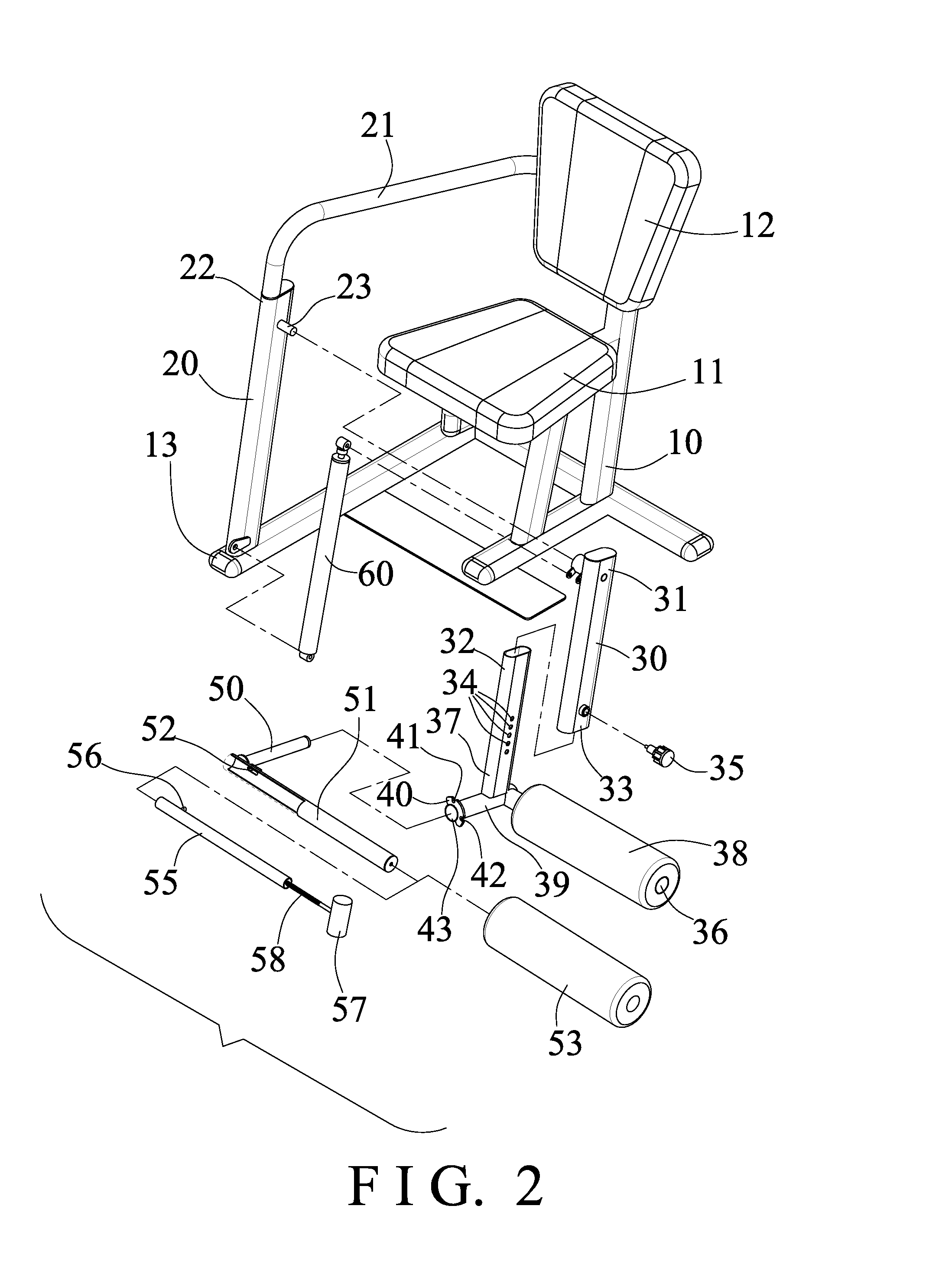 Rehabilitation or exercising chair device