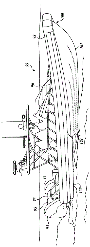 Watercraft with stepped hull and outboard fins