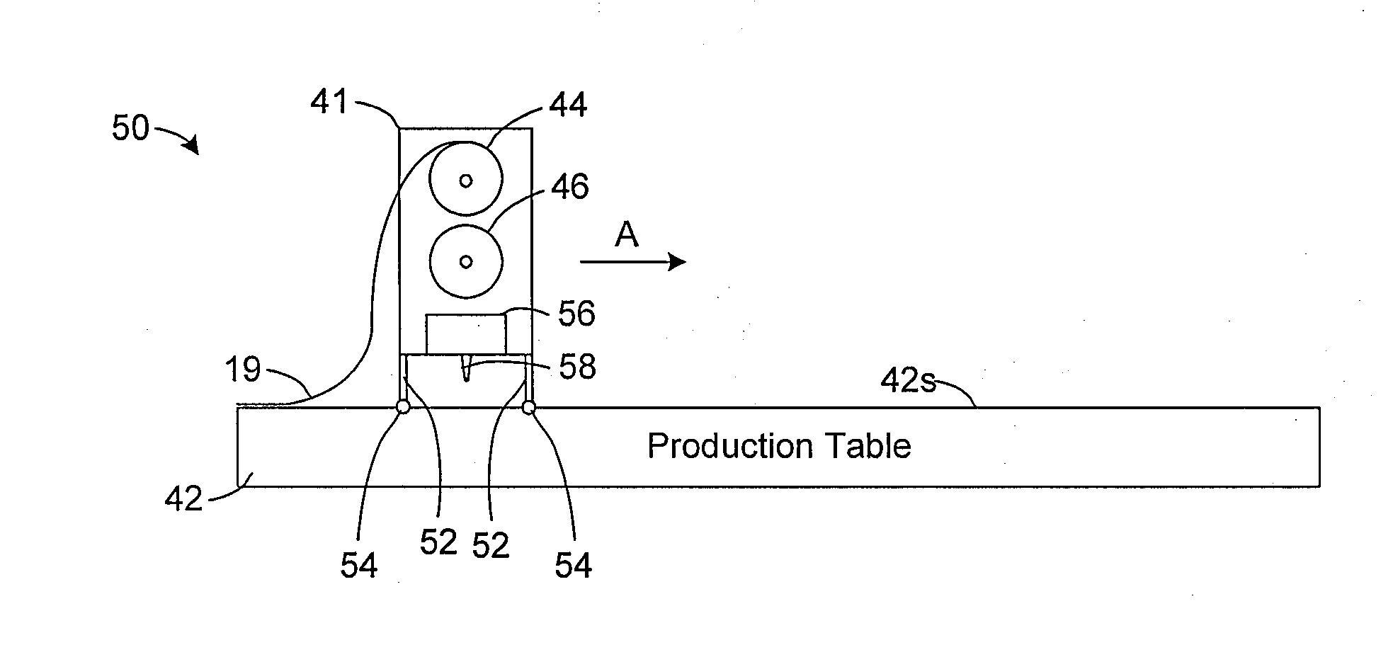 Apparatus and method for producing a multi-axis laminate