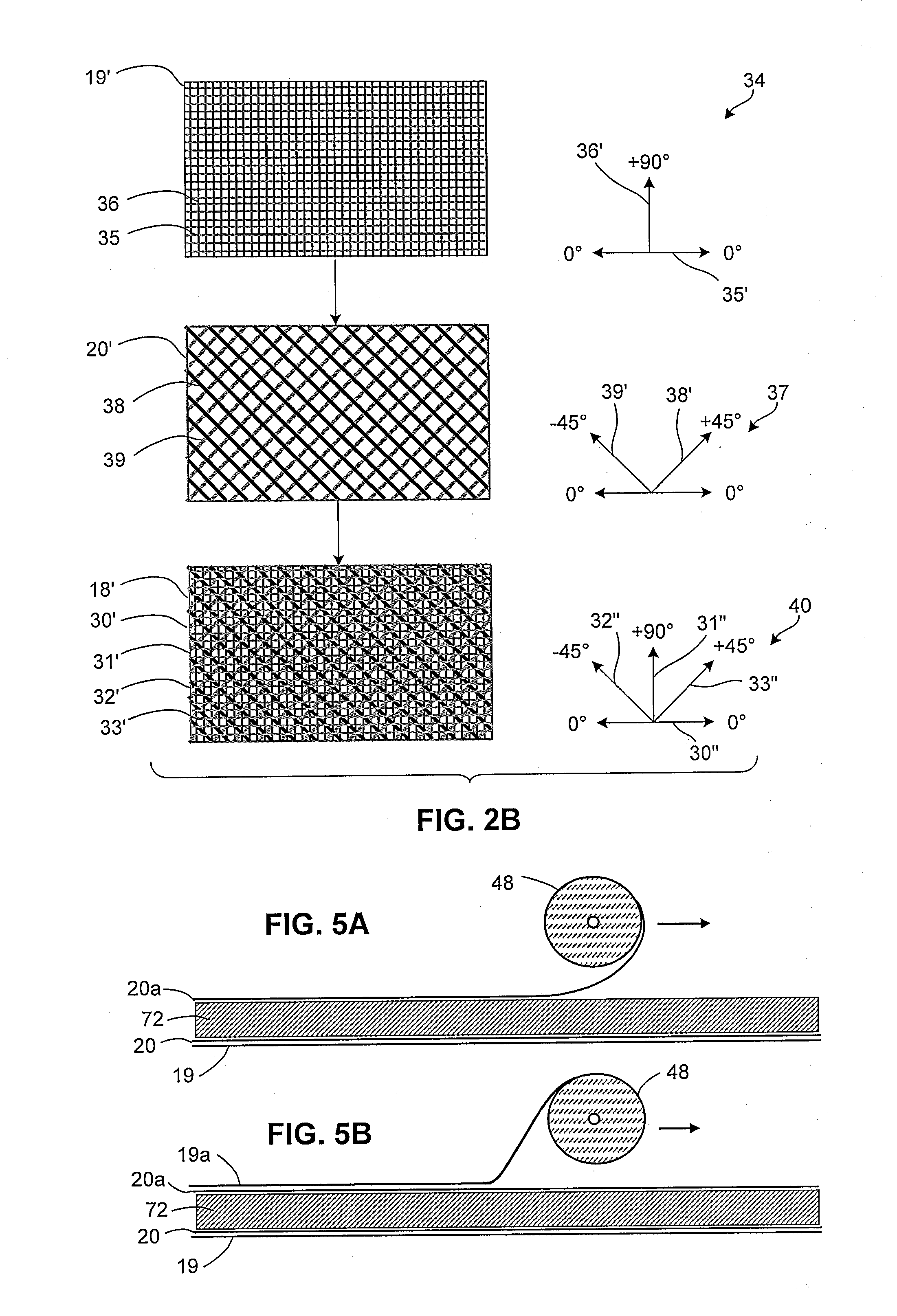 Apparatus and method for producing a multi-axis laminate