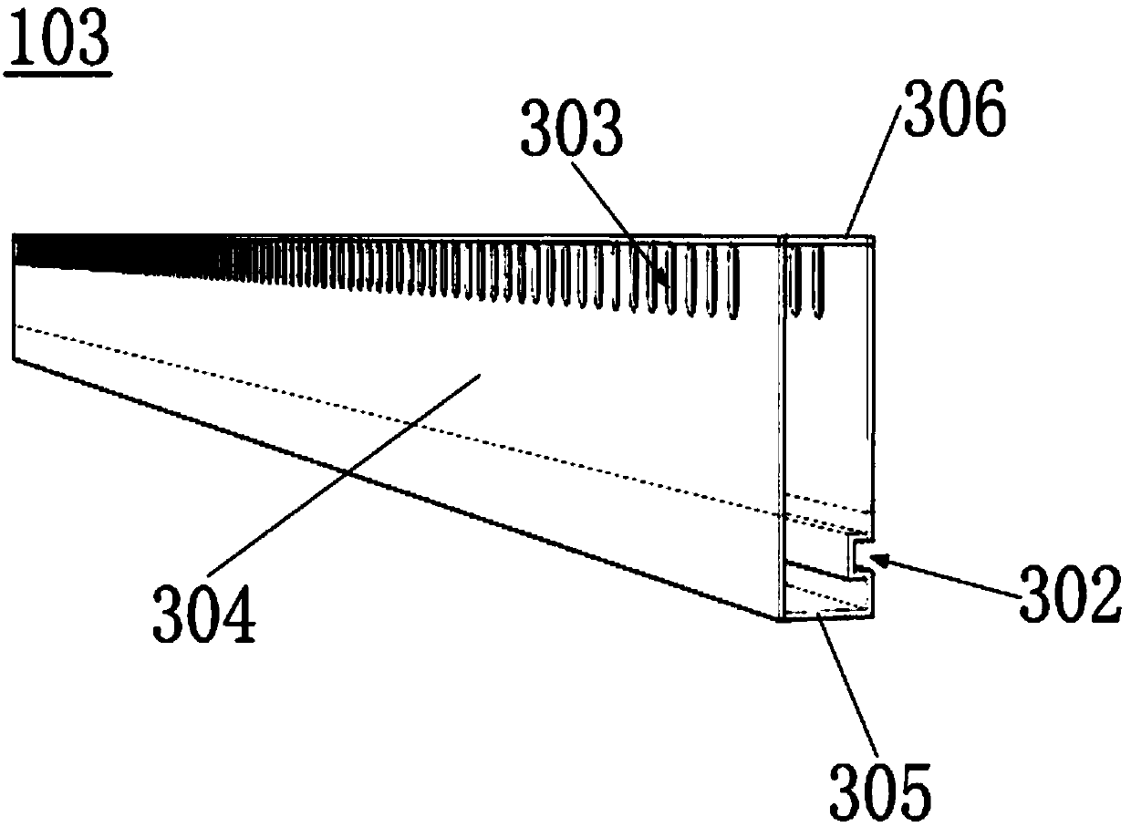 Assembled imitation wood structure and modelling body