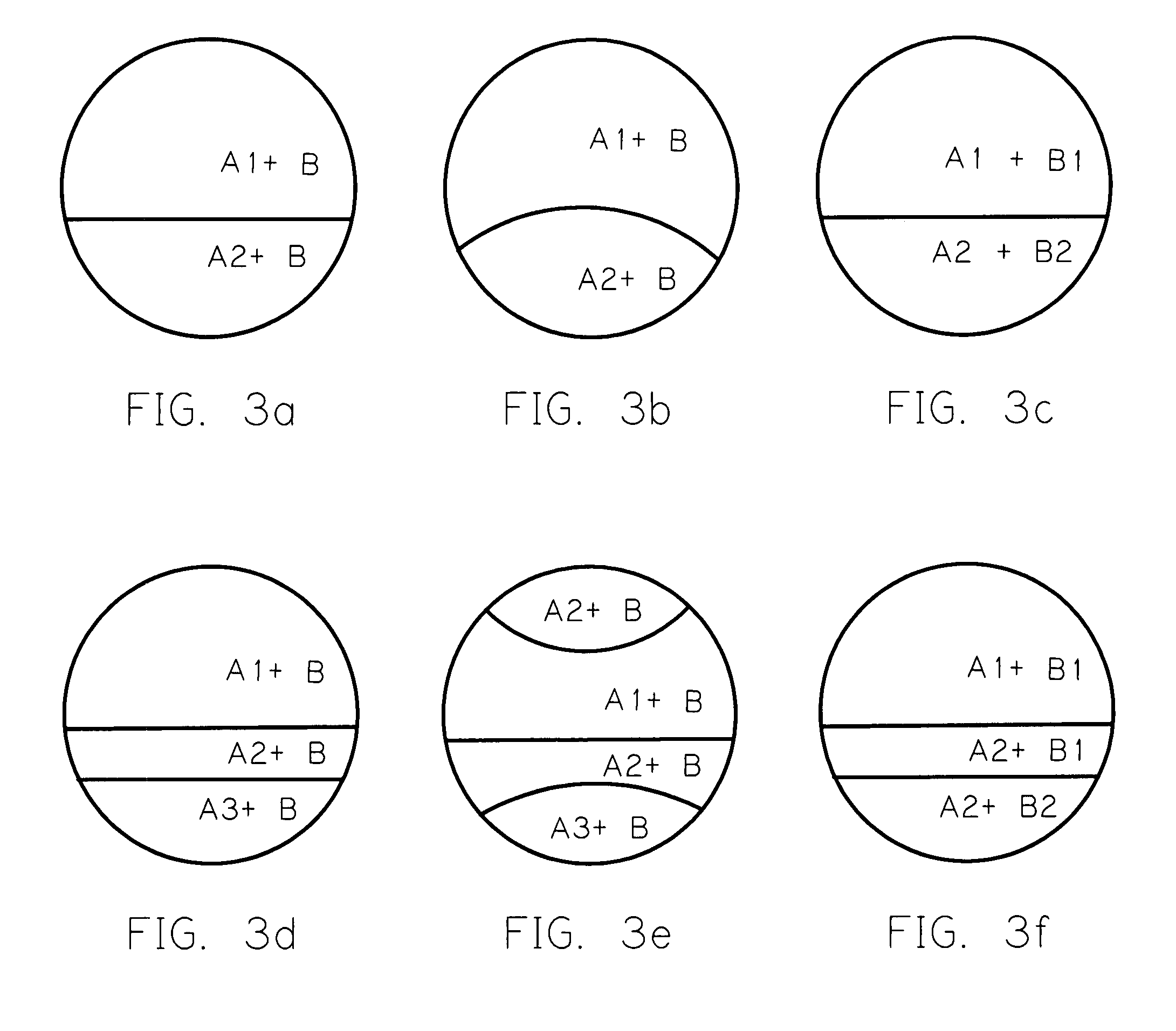 Multi-layered multifocal lens with blended refractive index