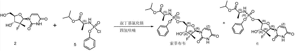 Method for preparing sofosbuvir