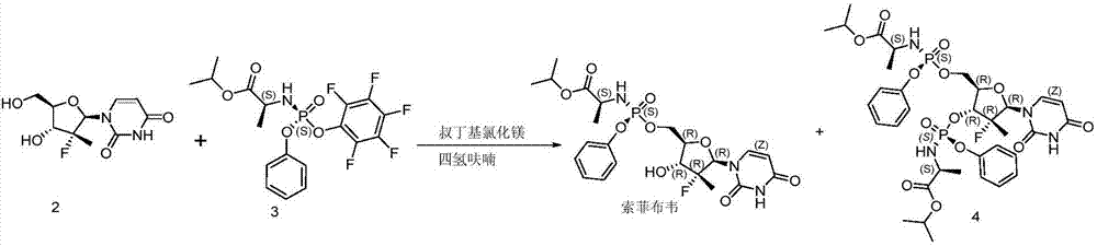 Method for preparing sofosbuvir