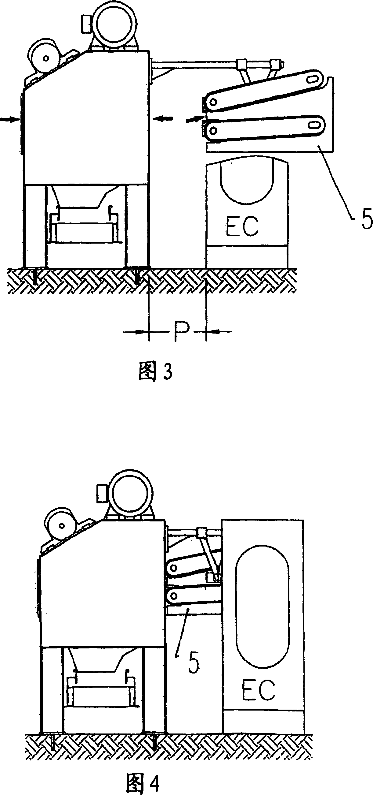 Device for feeding organic plant material into the cutting zone of a cutting machine particularly for tobacco