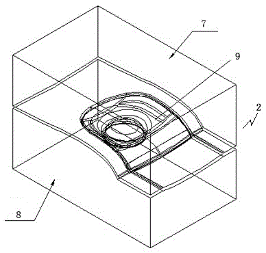 A die forging forming method of mounting seat