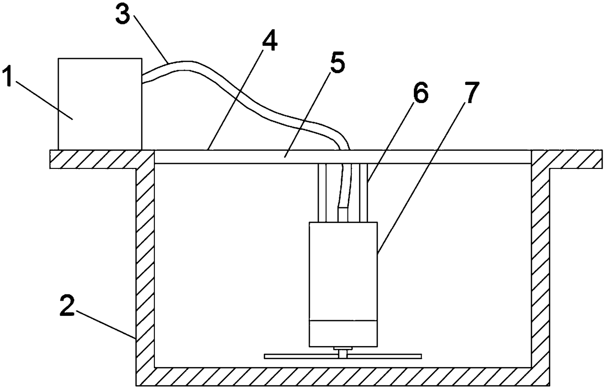 Intermittent oxygen-supplying apparatus used for water treatment