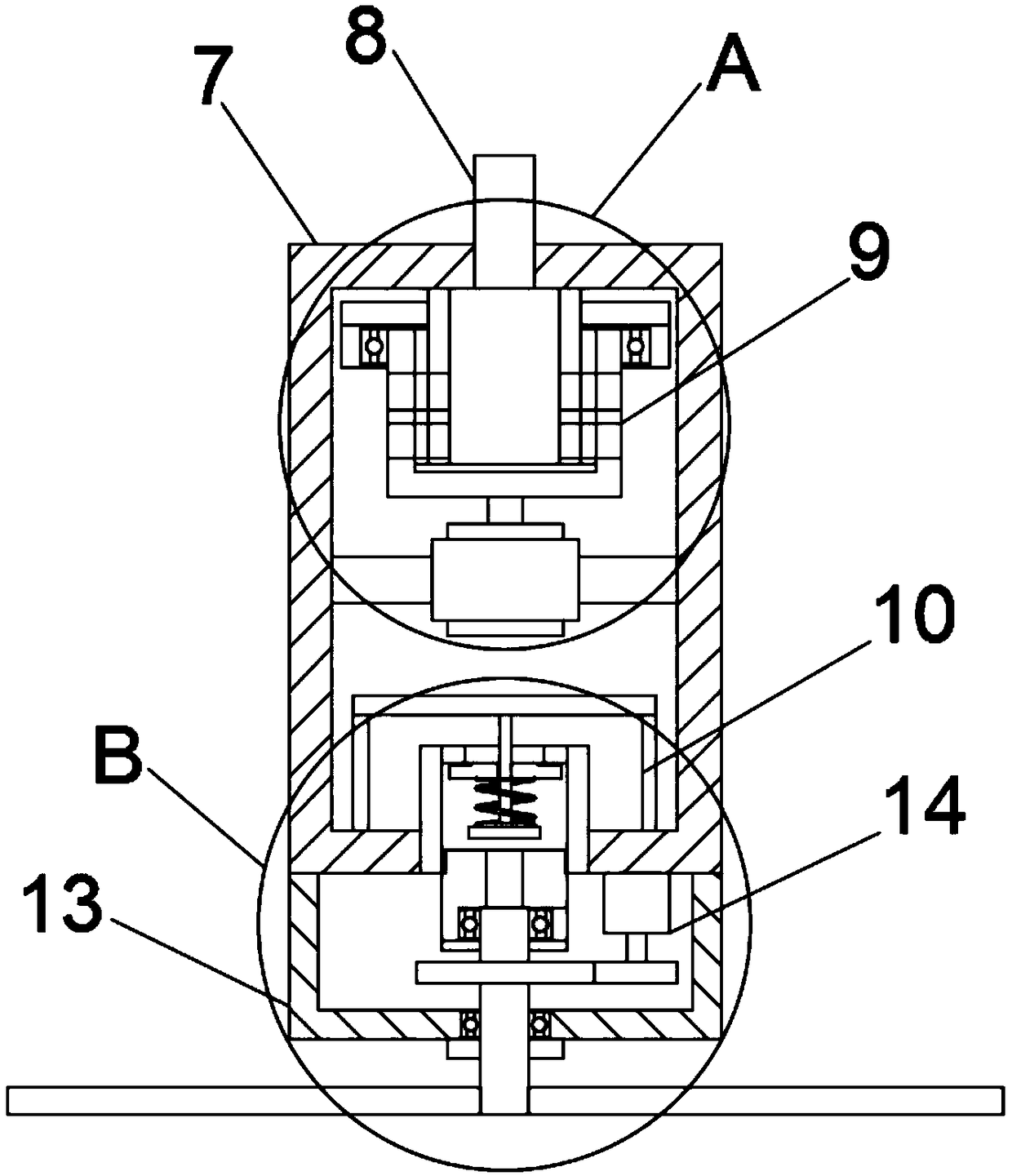 Intermittent oxygen-supplying apparatus used for water treatment