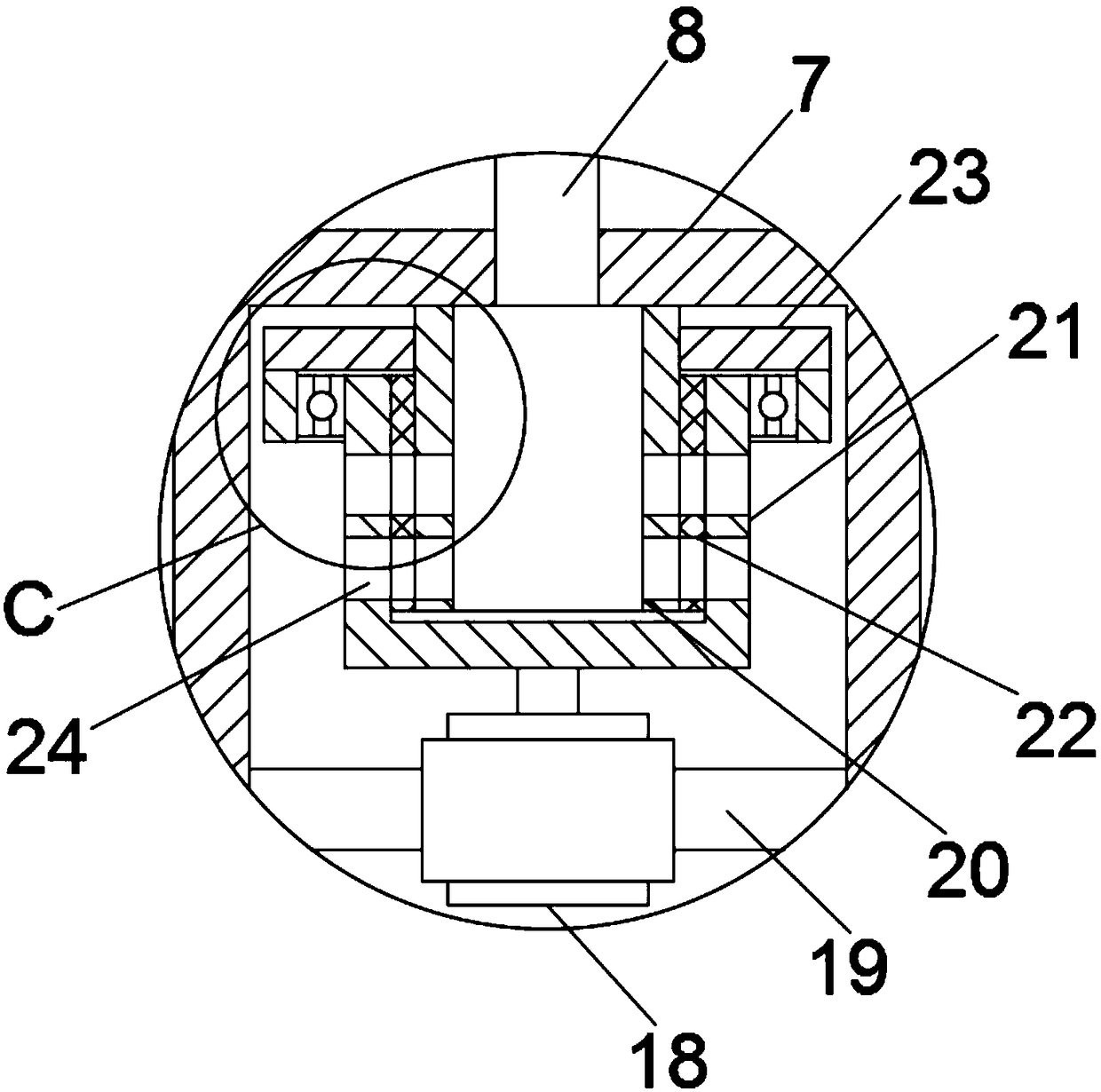 Intermittent oxygen-supplying apparatus used for water treatment