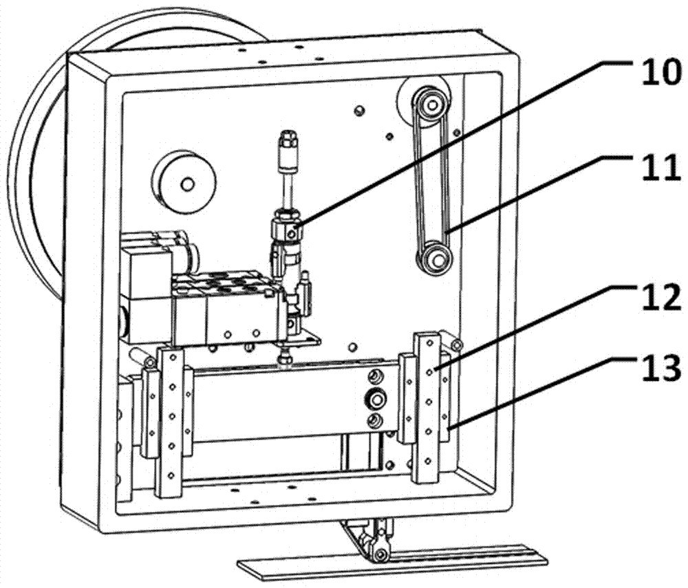 Double-faced adhesive tape pasting machine