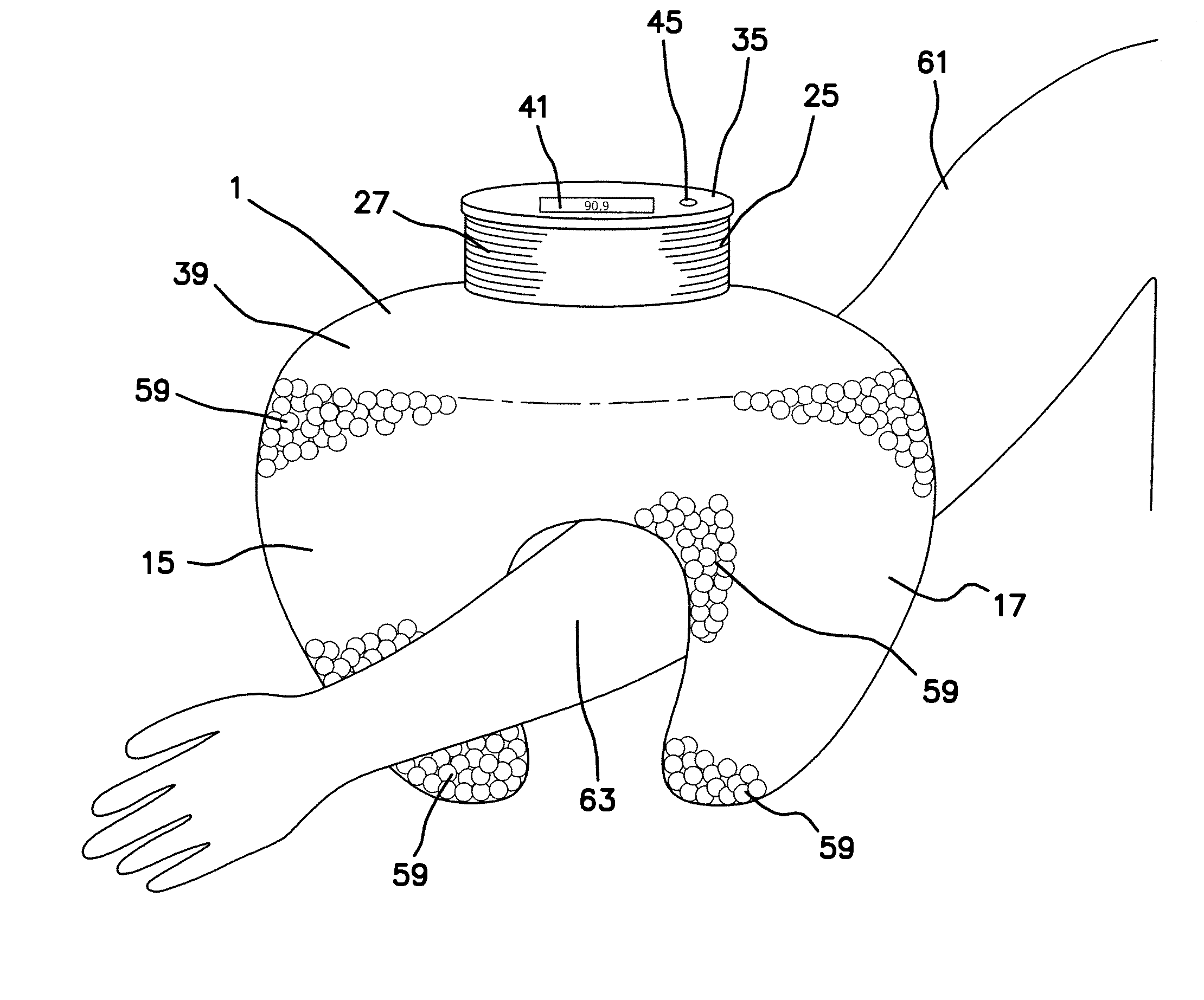 Configurable ice pack and heating pad