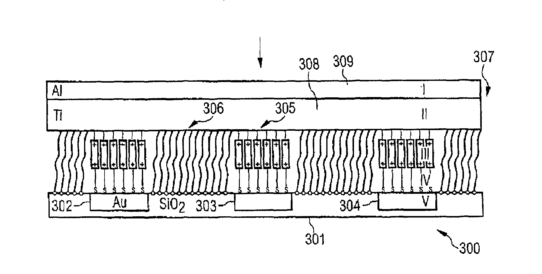 Circuit element having a first layer composed of an electrically insulating substrate material, a method for producing a circuit element, bispyridinium compounds and their use in circuit elements