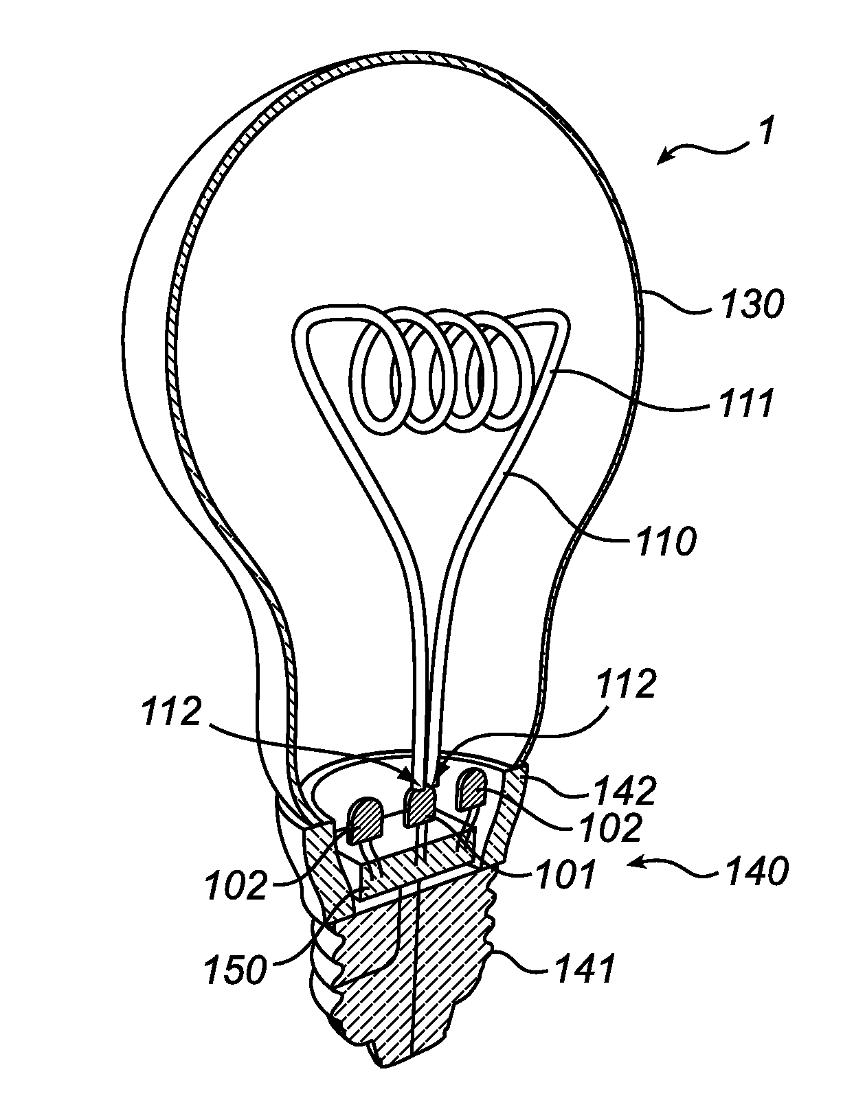 Lighting device and method for manufacturing a lighting device