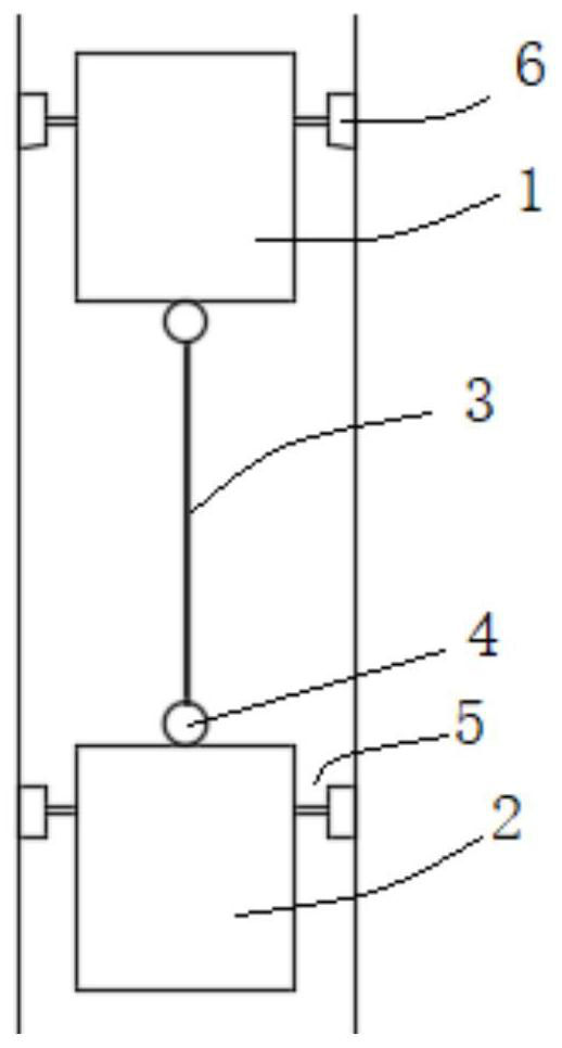 Motion connecting structure