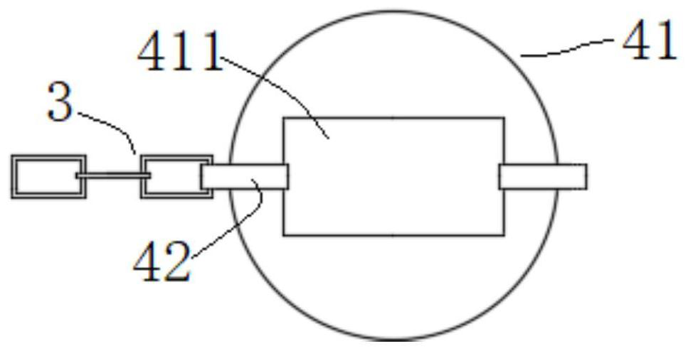 Motion connecting structure