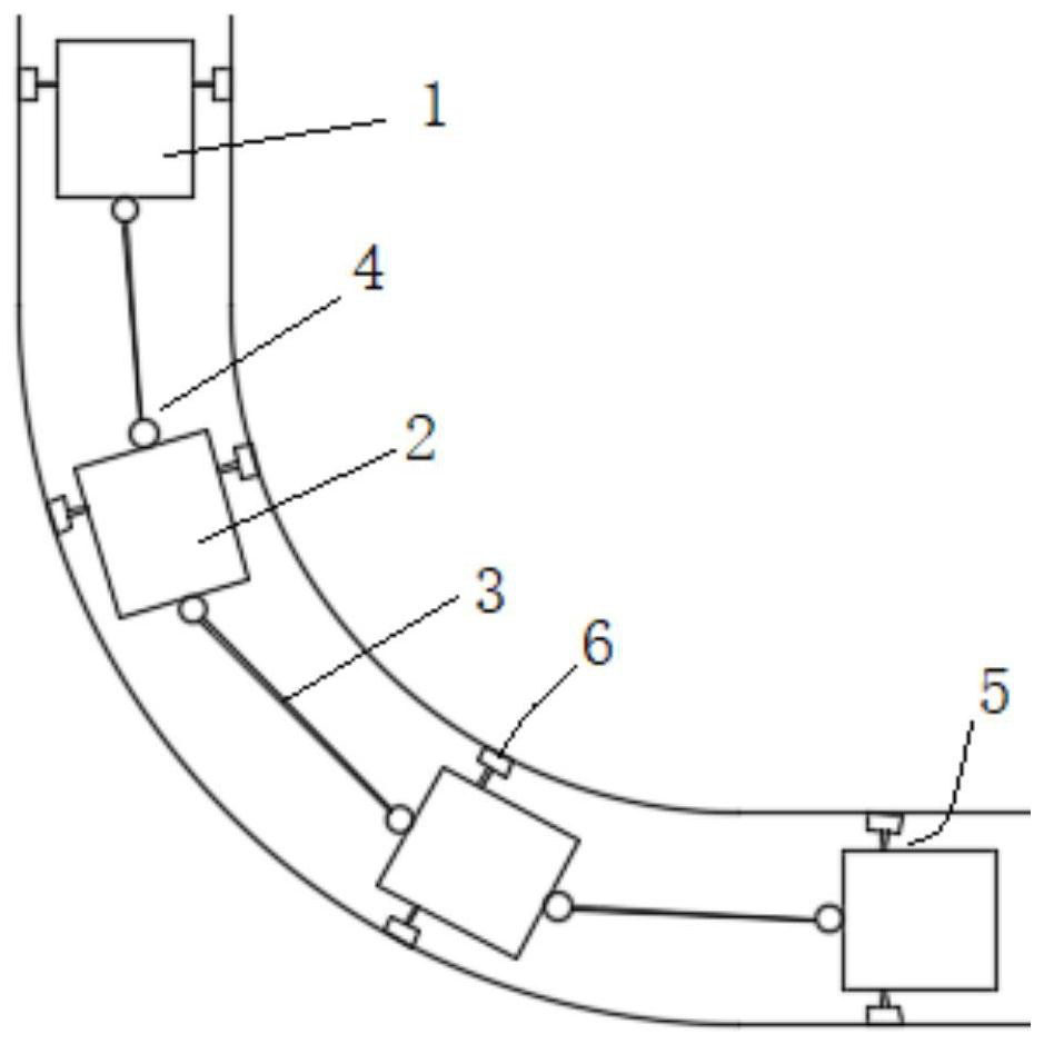 Motion connecting structure