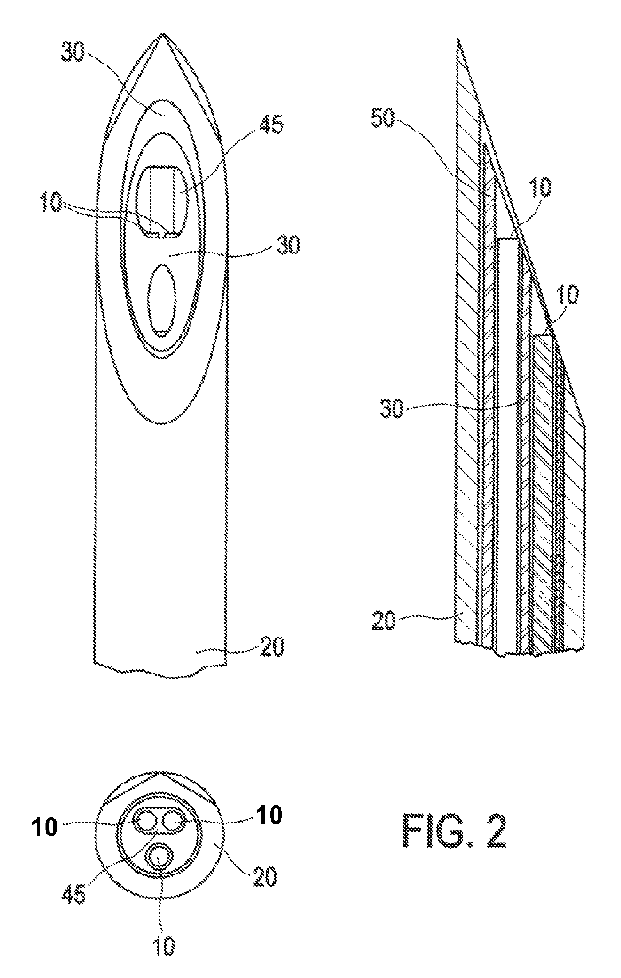 Medical probe with multi-fiber lumen