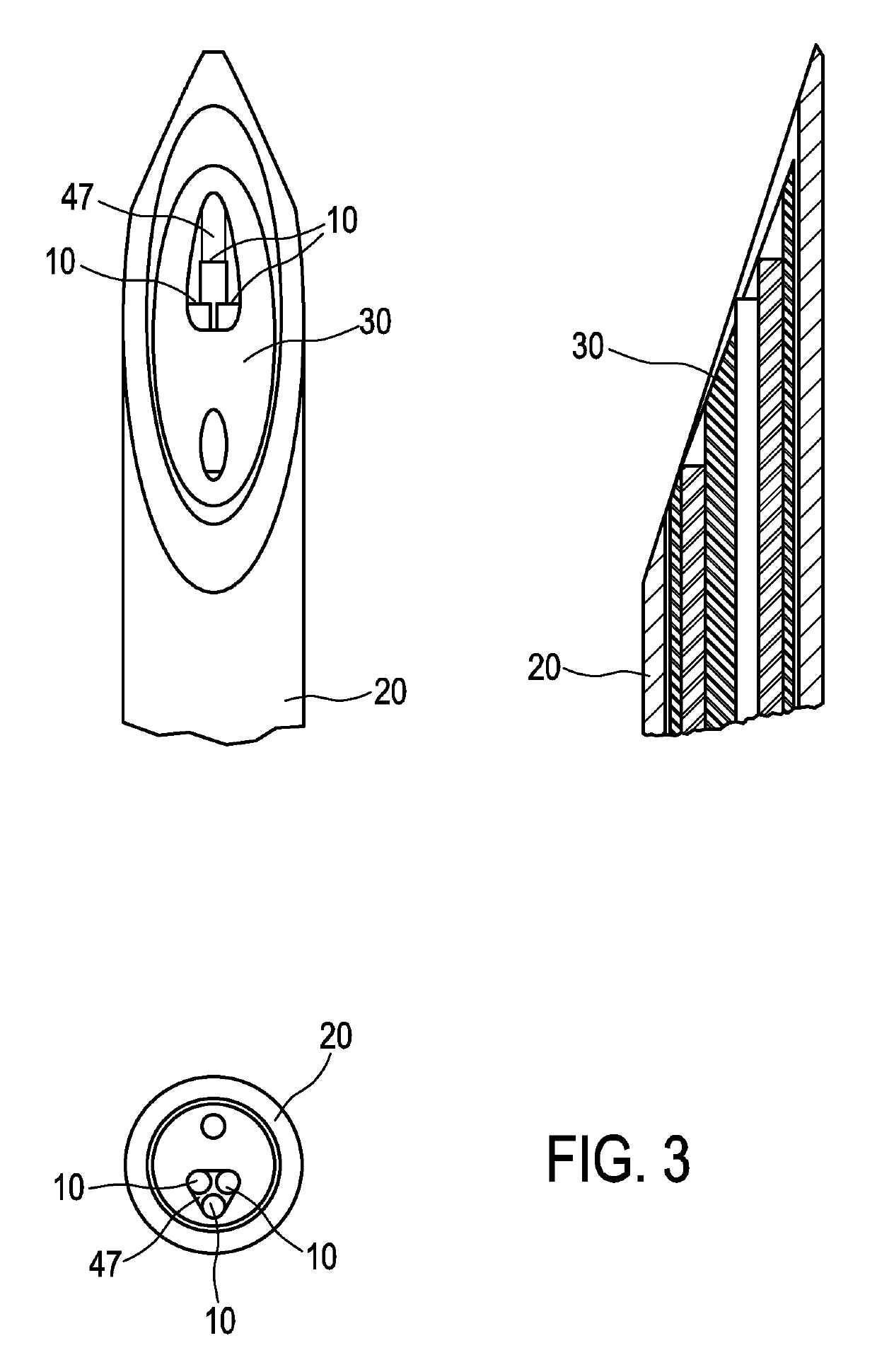 Medical probe with multi-fiber lumen