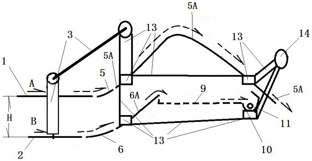 Method for hierarchically digging water chestnuts