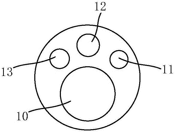 Prostate expanding catheter realizing visual locating