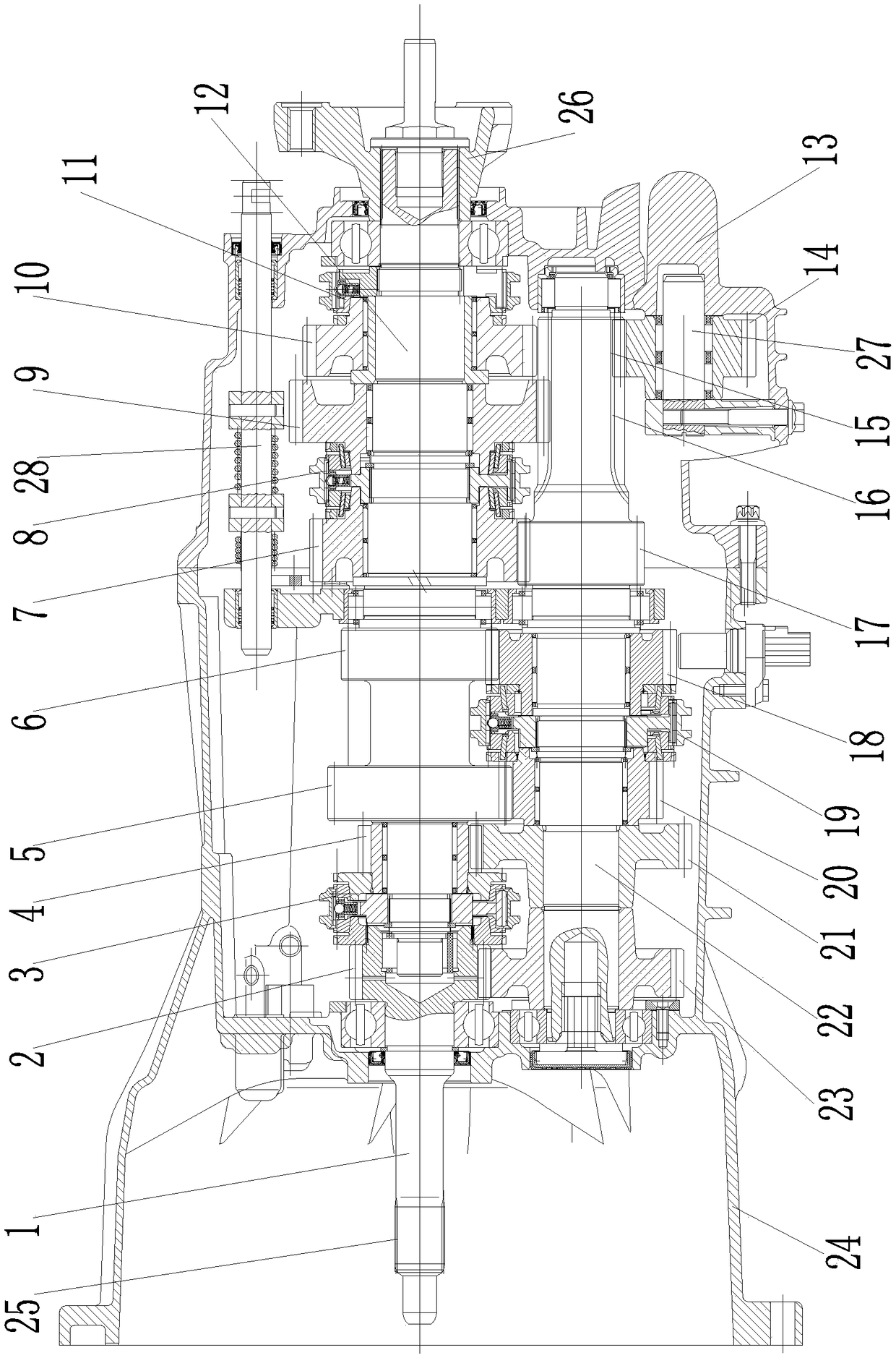 Six-speed pickup car fuel-saving manual transmission