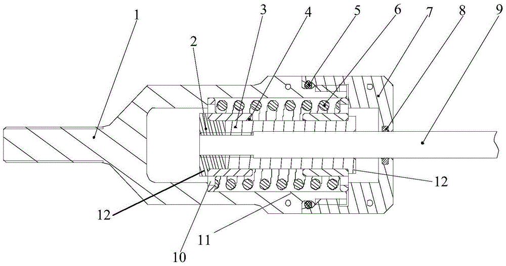 A tracked vehicle steering link stroke protection device